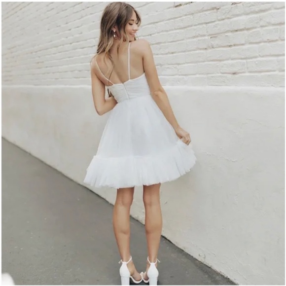 Untamed Petals Genevieve Bow Mini Dress - Picture 3 of 7